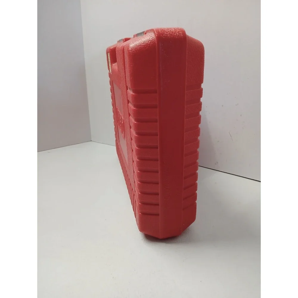 Vintage 80s Lego Red Hard‎ Plastic Storage Travel Carrying Case Box 1985 USA 14